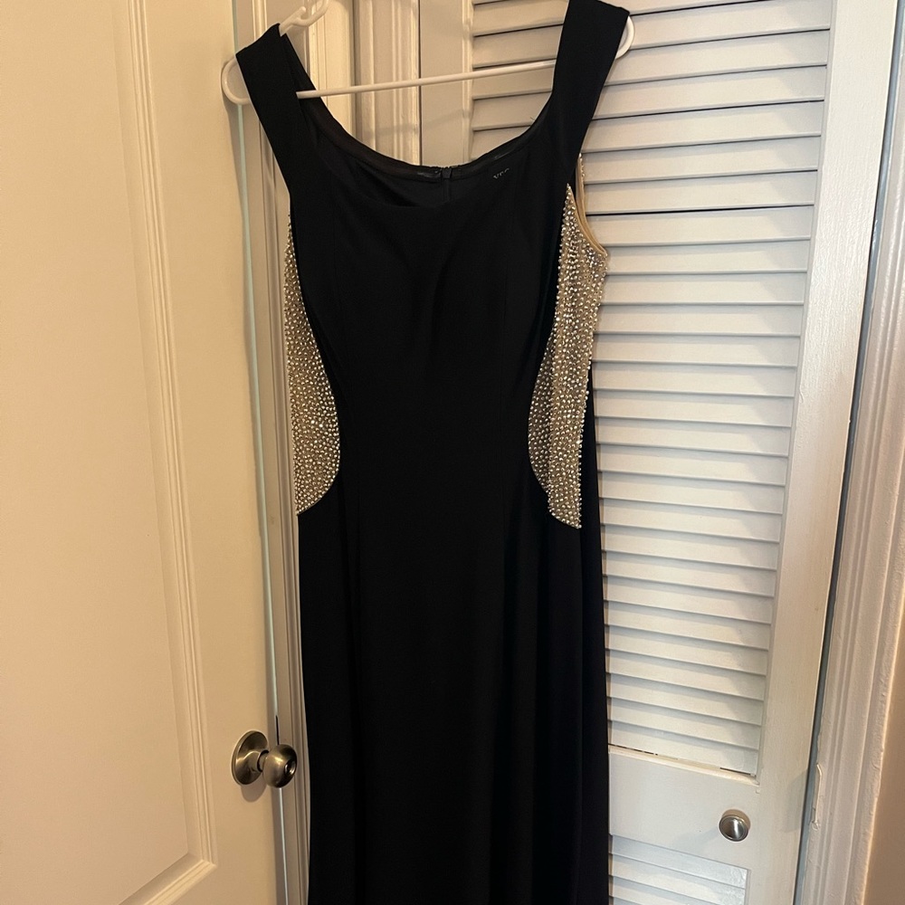XSCAPE navy blue dress size 14